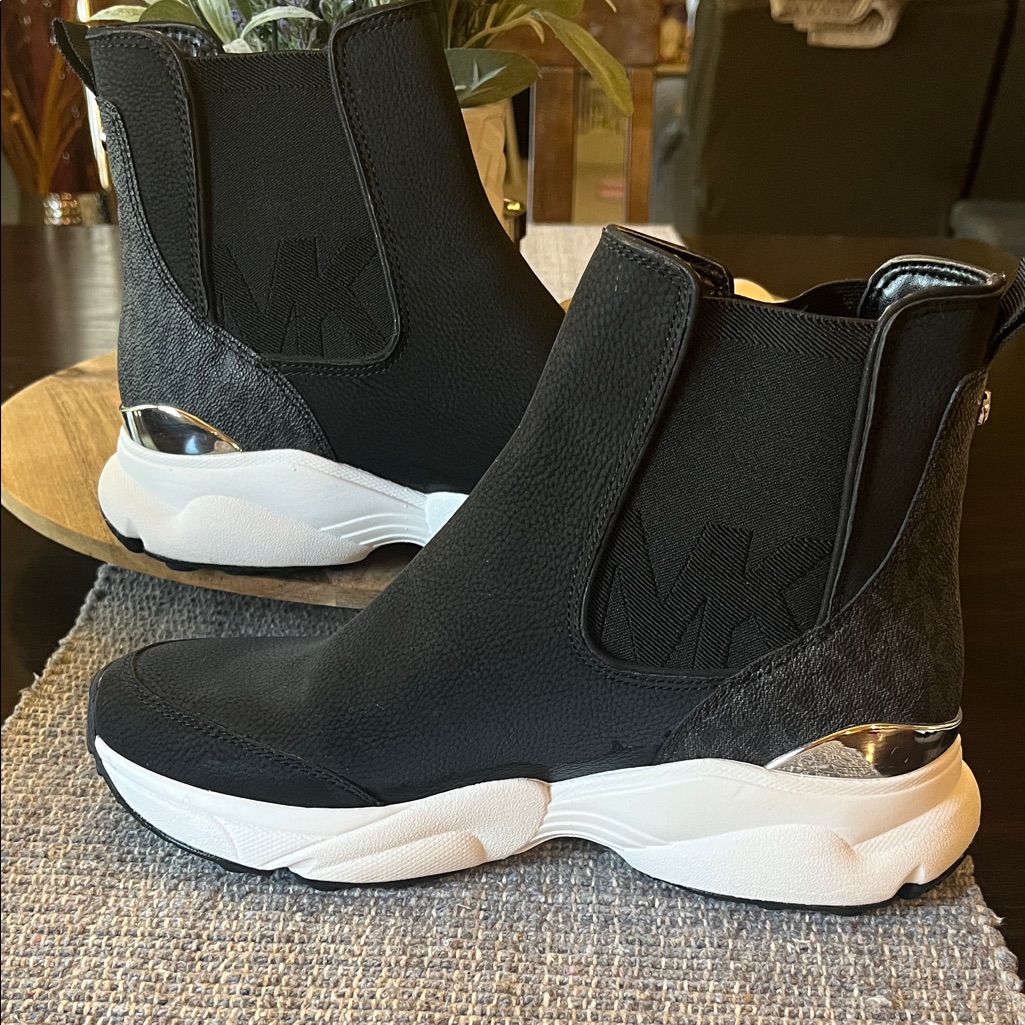 Michael Kors Black And Gray Women's Sneakers